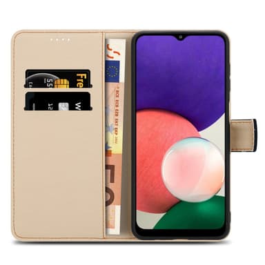 Samsung Galaxy A22 5G lommebokdeksel etui (svart)