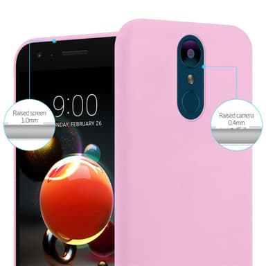 Deksel LG K8 2018 / K9 2018 Silikon cover (rosa)