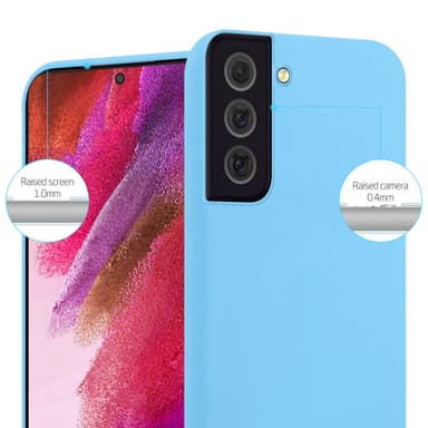 Deksel Samsung Galaxy S22 PLUS Silikon cover (blå)