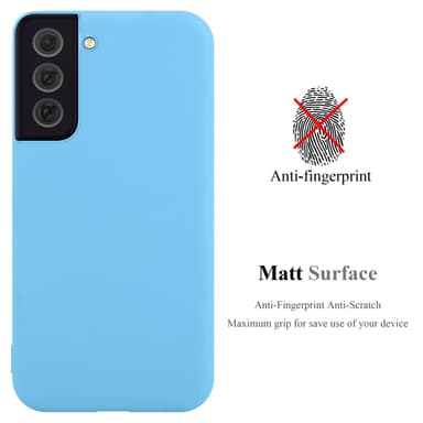 Deksel Samsung Galaxy S22 PLUS Silikon cover (blå)