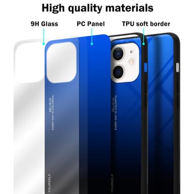 Deksel iPhone 12 MINI Case Cover (svart)