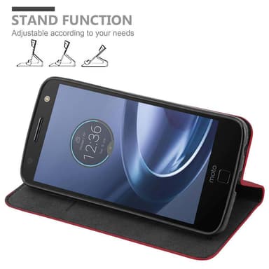 Motorola MOTO Z FORCE lommebokdeksel case (rød)