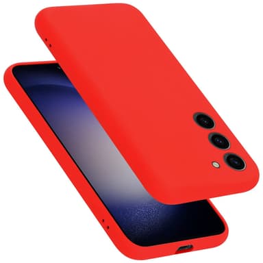 Samsung Galaxy S24 PLUS silikondeksel case (RØD)