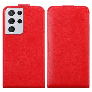 Samsung Galaxy S21 ULTRA deksel flip cover (rød)