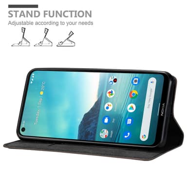 Nokia 3.4 lommebokdeksel case (brun)