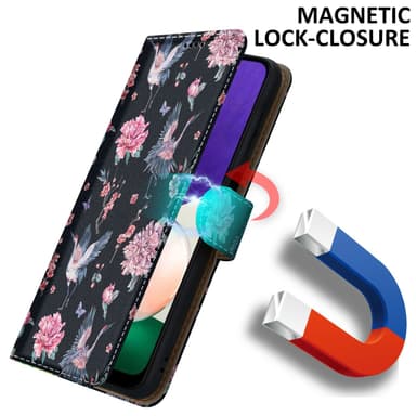 Samsung Galaxy A22 5G lommebokdeksel etui (svart)