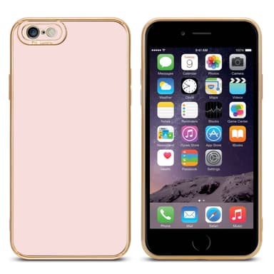 iPhone 6 / 6S silikondeksel cover (rosa)