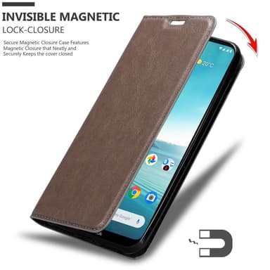 Nokia 3.4 lommebokdeksel case (brun)