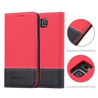 Samsung Galaxy ALPHA Deksel Case Cover (rød)
