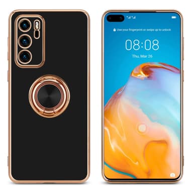 Huawei P40 silikondeksel case (svart)