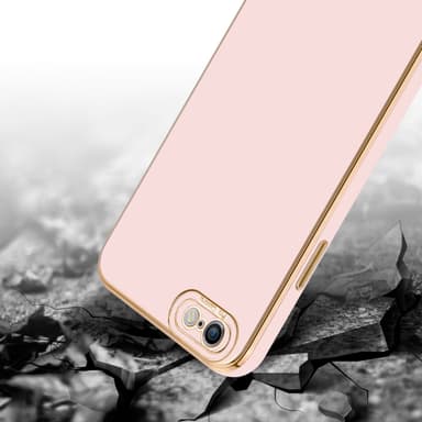 iPhone 6 / 6S silikondeksel cover (rosa)
