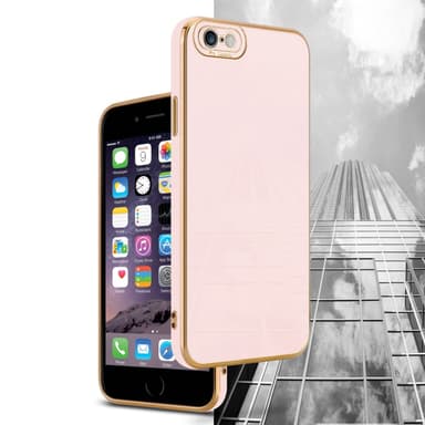 iPhone 6 / 6S silikondeksel cover (rosa)