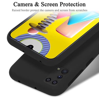 Samsung Galaxy M31 silikondeksel case (svart)
