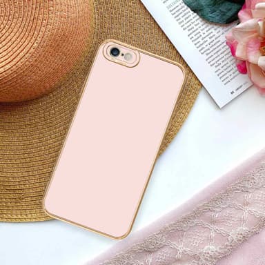 iPhone 6 / 6S silikondeksel cover (rosa)