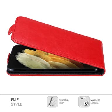 Samsung Galaxy S21 ULTRA deksel flip cover (rød)