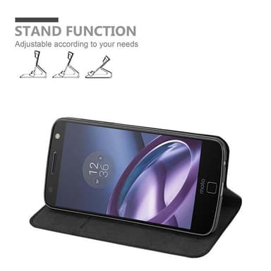 Motorola MOTO Z2 lommebokdeksel case (svart)