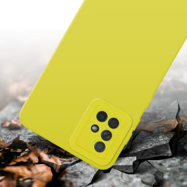 Samsung Galaxy A71 4G Deksel case (gul)