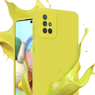 Samsung Galaxy A71 4G Deksel case (gul)