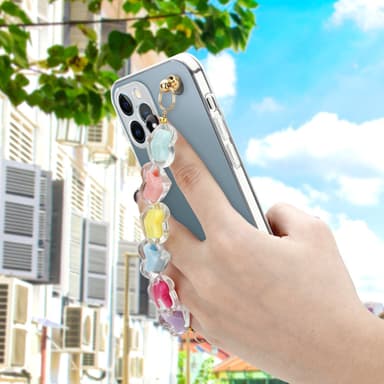 iPhone 12 PRO Deksel med kjede (gjennomsiktig)