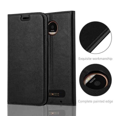 Motorola MOTO Z2 lommebokdeksel case (svart)