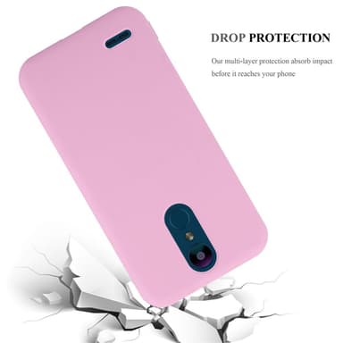 Deksel LG K8 2018 / K9 2018 Silikon cover (rosa)