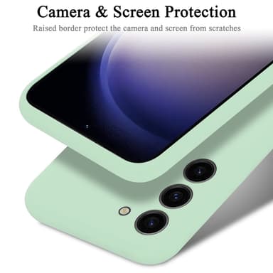 Samsung Galaxy S24 silikondeksel case (Grønn)