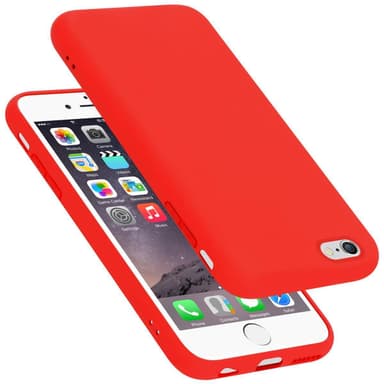 iPhone 6 PLUS / 6S PLUS silikondeksel case (rød)