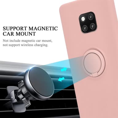 Deksel Huawei MATE 20 PRO Ring Case (rosa)
