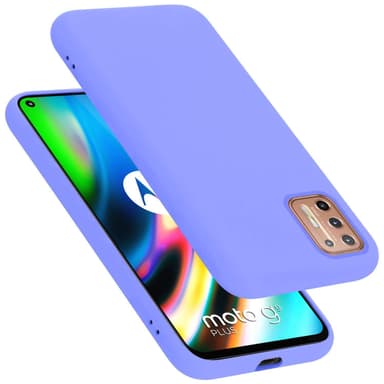 Motorola MOTO G9 PLUS silikondeksel case (Lilla)