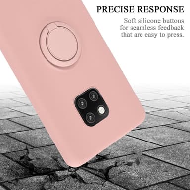 Deksel Huawei MATE 20 PRO Ring Case (rosa)