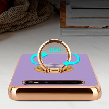 Samsung Galaxy S10 4G silikondeksel case (lilla)