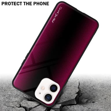 iPhone 12 MINI Deksel Case Cover (rosa)