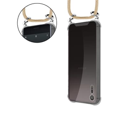 Sony Xperia XZ / XZs Deksel med Halskjede (brun)