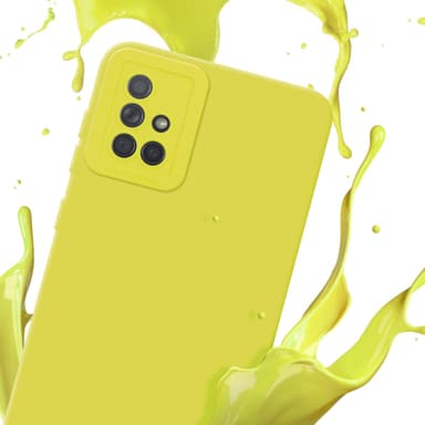 Samsung Galaxy A71 4G Deksel case (gul)