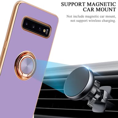 Samsung Galaxy S10 4G silikondeksel case (lilla)