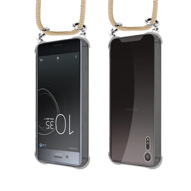 Sony Xperia XZ / XZs Deksel med Halskjede (brun)