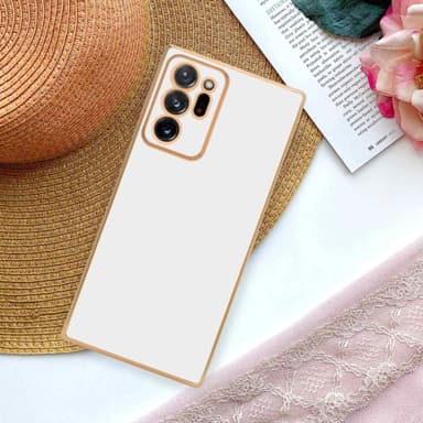 Samsung Galaxy NOTE 20 ULTRA silikondeksel case (hvit)