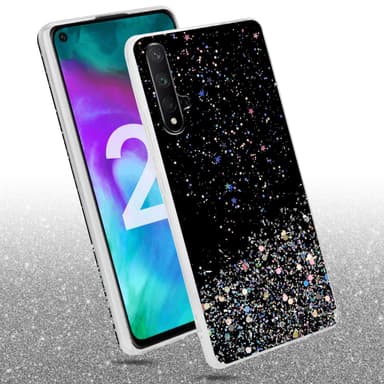 Honor 20 / 20S / Huawei NOVA 5T Silikondeksel Glitter