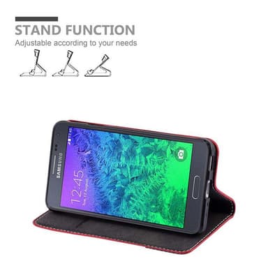 Samsung Galaxy ALPHA Deksel Case Cover (rød)