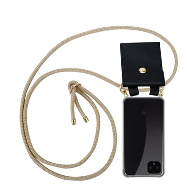 Google PIXEL 4 Deksel med Halskjede (brun)