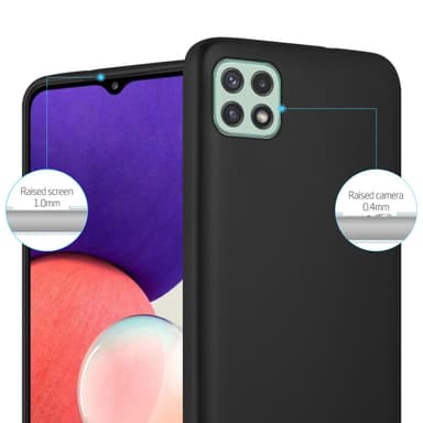 Deksel Samsung Galaxy A22 5G Case Cover (svart)