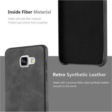 Samsung Galaxy A3 2015 Hardt Deksel Cover (svart)