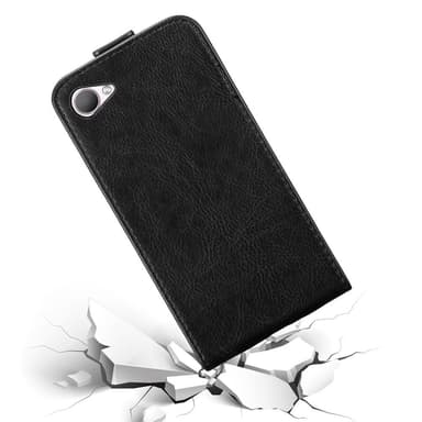 HTC Desire 12 deksel flip cover (svart)