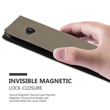 Nokia Lumia 550 lommebokdeksel cover (brun)