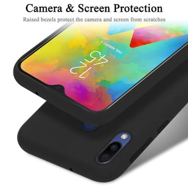 Samsung Galaxy M20 silikondeksel case (svart)