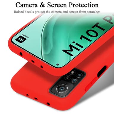 Xiaomi Mi 10T / Mi 10T PRO silikondeksel case (rød)