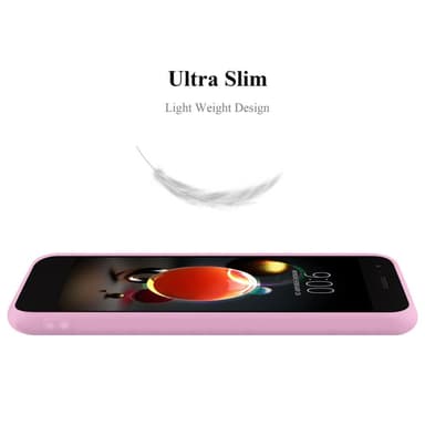Deksel LG K8 2018 / K9 2018 Silikon cover (rosa)