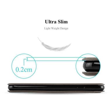 Nokia Lumia 550 lommebokdeksel cover (brun)
