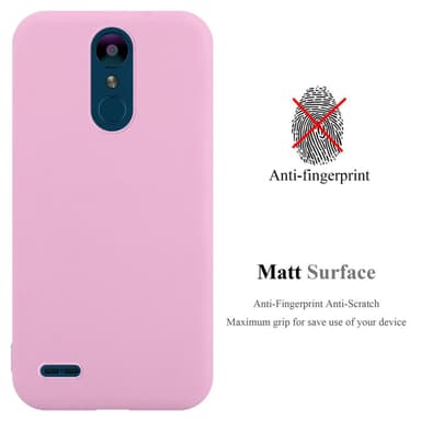 Deksel LG K8 2018 / K9 2018 Silikon cover (rosa)