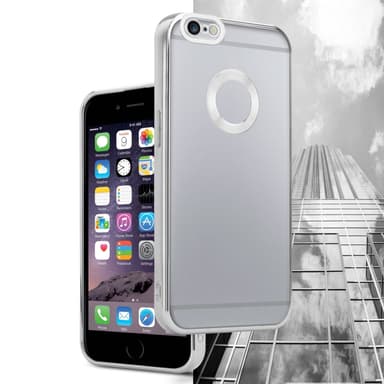 iPhone 6 / 6S silikondeksel Krom case (gjennomsiktig)